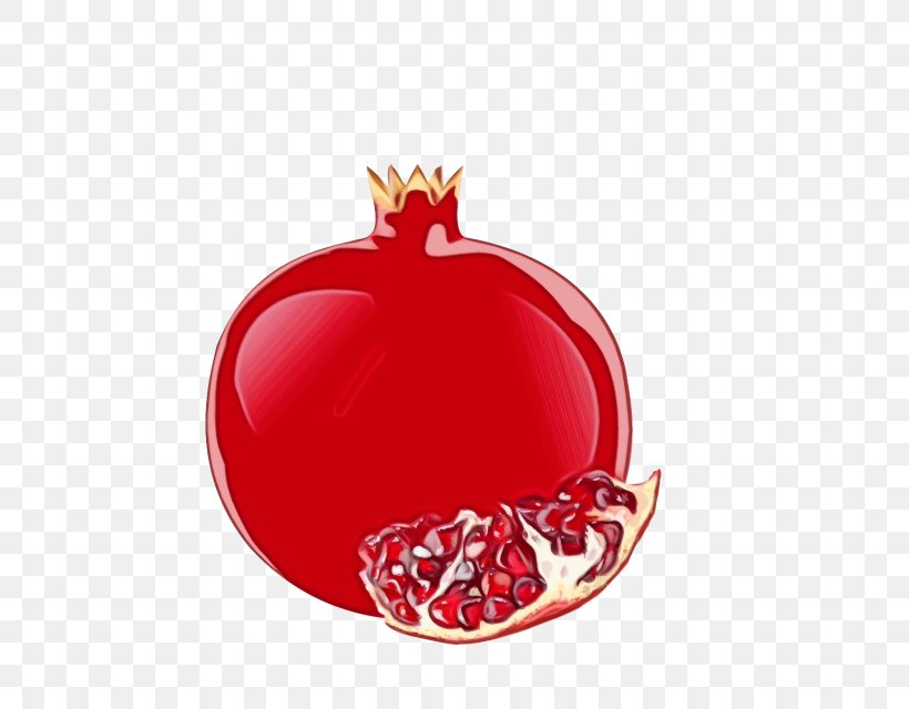 Christmas Decoration Drawing, PNG, 640x640px, Pomegranate, Christmas Decoration, Christmas Ornament, Drawing, Food Download Free