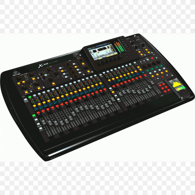 Digital Mixing Console Audio Mixers Behringer Audio Engineer Audio Mixing, PNG, 1000x1000px, Watercolor, Cartoon, Flower, Frame, Heart Download Free