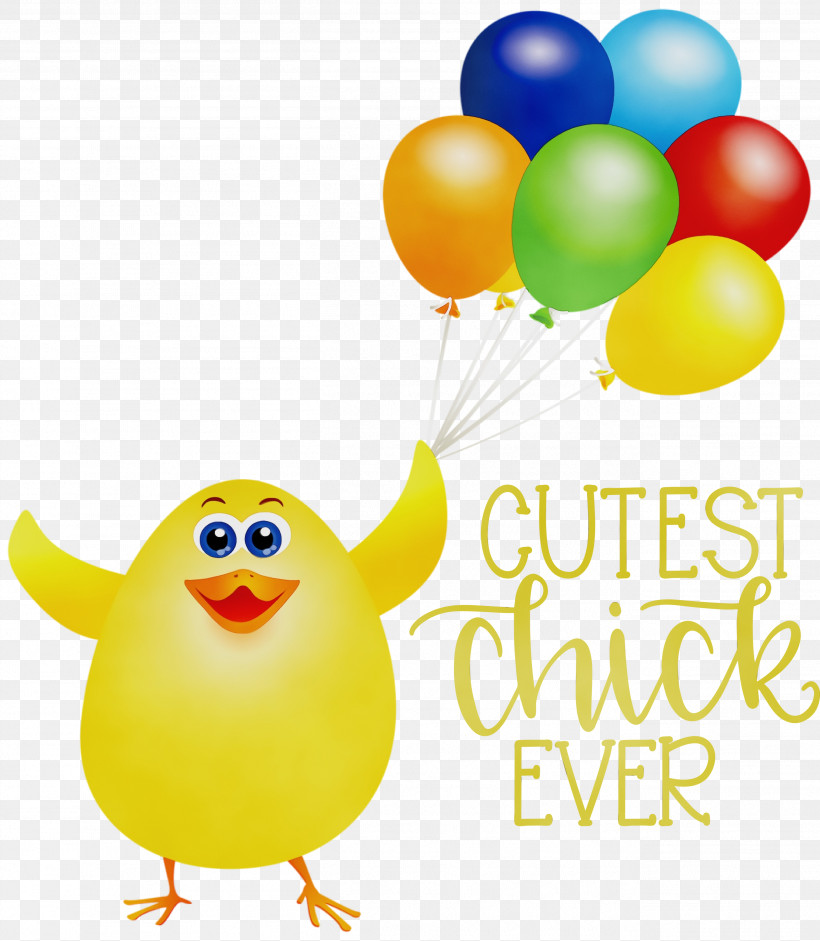 Easter Egg, PNG, 2614x3000px, Happy Easter, Balloon, Beak, Cartoon, Chicken Download Free