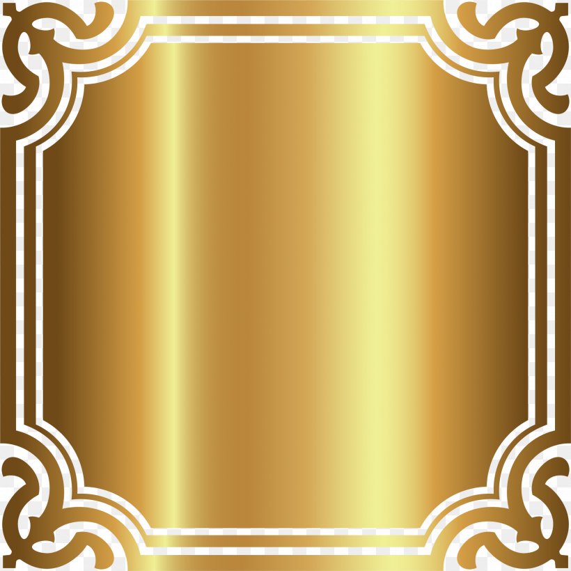Gold Picture Frame Pattern, PNG, 2001x2001px, Gold, Arc, Brown, Color, Luxury Download Free
