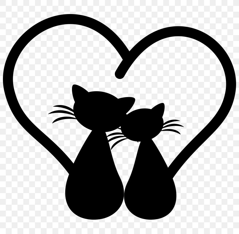 Black Cat Silhouette Kitten Drawing, PNG, 800x800px, Cat, Artwork, Black, Black And White, Black Cat Download Free