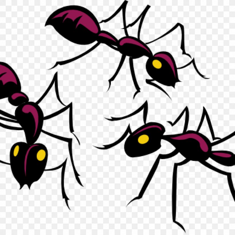 Black Garden Ant Clip Art Insect Vector Graphics, PNG, 1024x1024px, Ant, Arthropod, Artwork, Black Garden Ant, Fire Ant Download Free