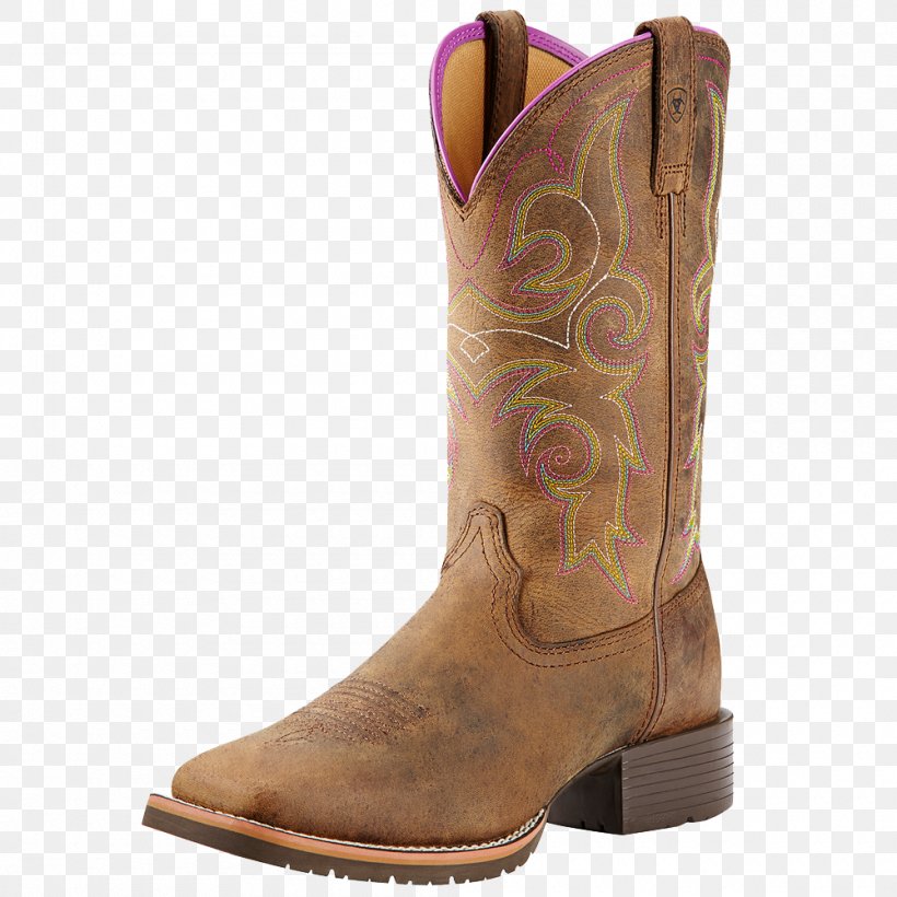 Cowboy Boot Ariat Wellington Boot, PNG, 1000x1000px, Cowboy Boot, Ariat, Boot, Brown, Clog Download Free