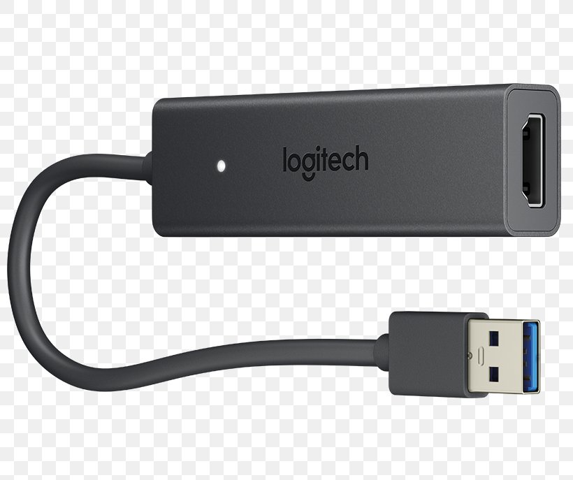 Logitech Screen Share Adapter Projection Screens Desktop Sharing, PNG, 800x687px, Logitech, Adapter, Cable, Computer, Computer Hardware Download Free
