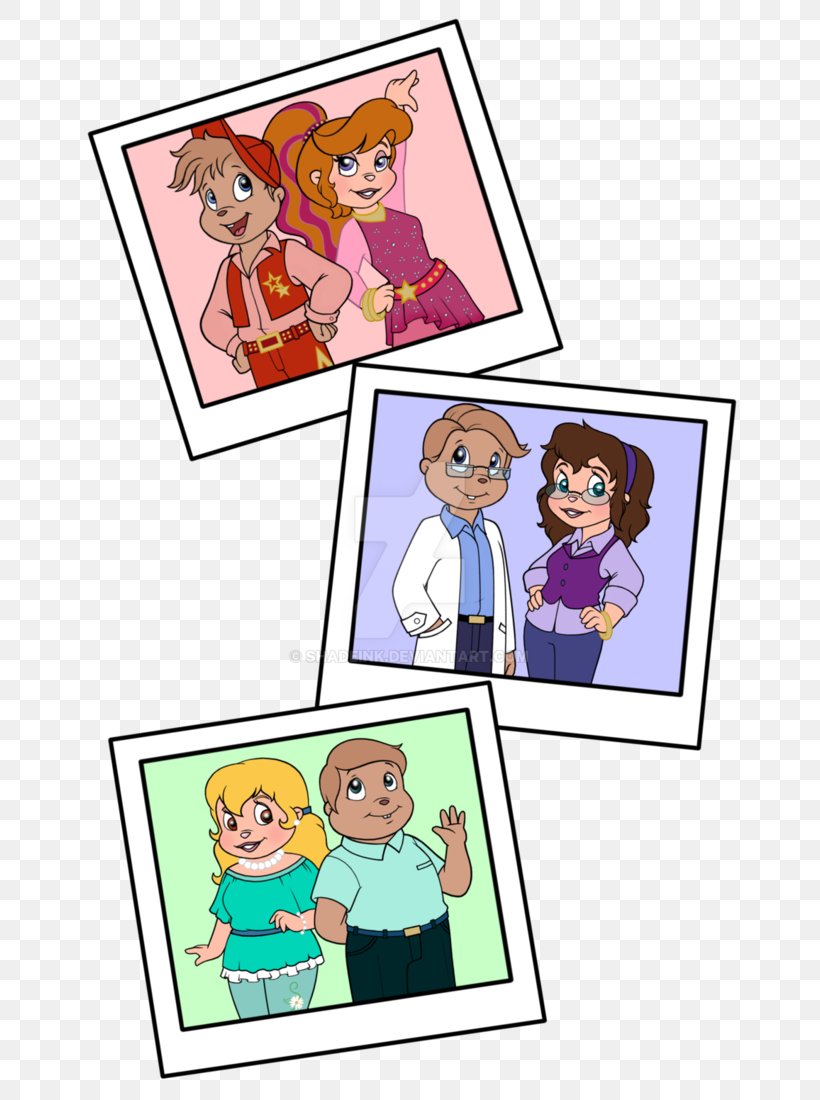 Alvin And The Chipmunks Eleanor The Chipettes Brittany, PNG, 726x1100px, Watercolor, Cartoon, Flower, Frame, Heart Download Free