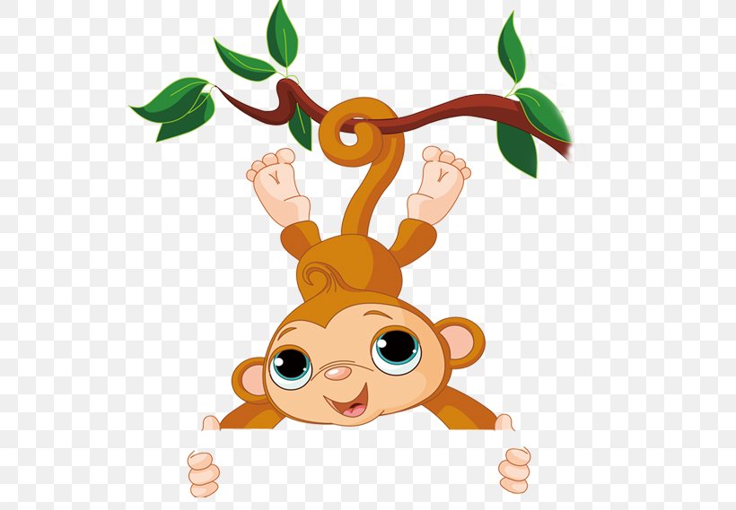 Baby Monkeys Royalty-free Clip Art, PNG, 612x569px, Baby Monkeys, Art, Cartoon, Cuteness, Drawing Download Free