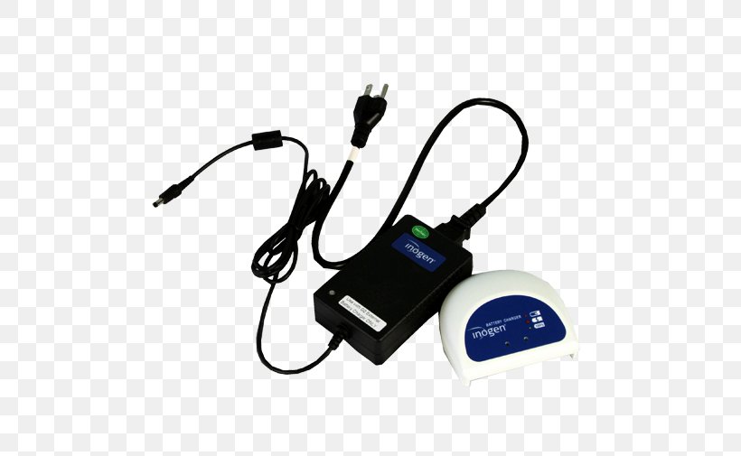 Battery Charger Portable Oxygen Concentrator, PNG, 505x505px, Battery Charger, Ac Adapter, Adapter, Alternating Current, Cable Download Free