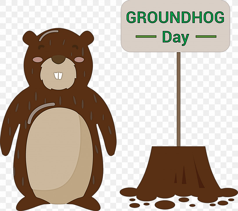 Groundhog Groundhog Day Happy Groundhog Day, PNG, 3000x2664px, Groundhog, Animal Figure, Bear, Beaver, Brown Bear Download Free