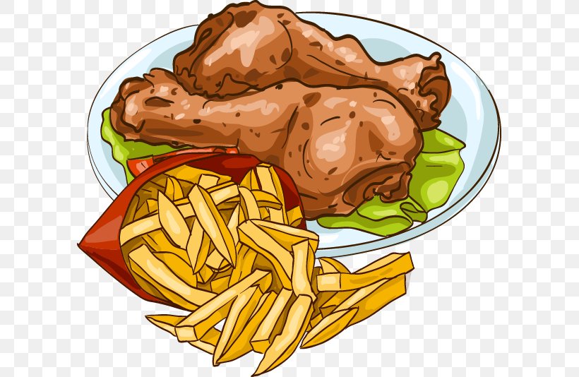 French Fries Fried Chicken Frying, PNG, 601x534px, French Fries, Cuisine, Dish, Food, Fried Chicken Download Free