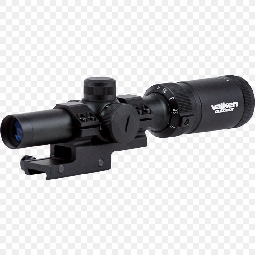 Telescopic Sight Reticle Red Dot Sight Weaver Rail Mount, PNG, 1000x1000px, Telescopic Sight, Airsoft, Airsoft Guns, Close Quarters Combat, Firearm Download Free