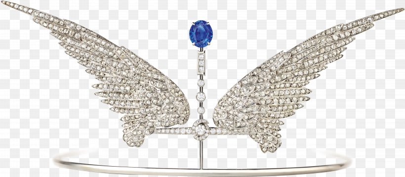 Tiara Diamond Jewellery Chaumet Ring, PNG, 4477x1955px, Tiara, Body Jewelry, Brilliant, Brooch, Butterfly Download Free