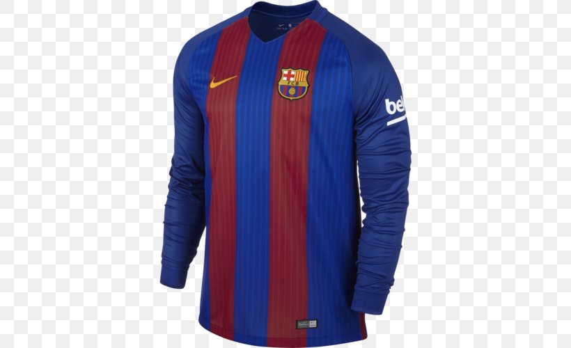 FC Barcelona T-shirt Sleeve Jersey, PNG, 500x500px, Fc Barcelona, Active Shirt, Blue, Clothing, Cobalt Blue Download Free