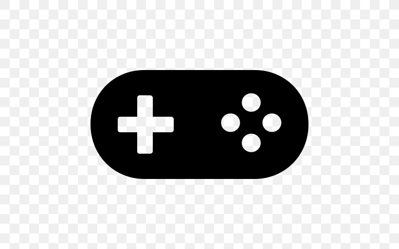 Joystick Game Controllers Wii, PNG, 512x512px, Joystick, Black, Black And White, Button, Flat Design Download Free