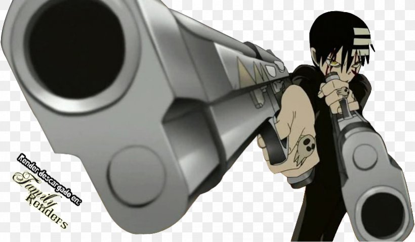 Death The Kid Soul Eater Drawing Gun, PNG, 821x480px, Watercolor, Cartoon, Flower, Frame, Heart Download Free