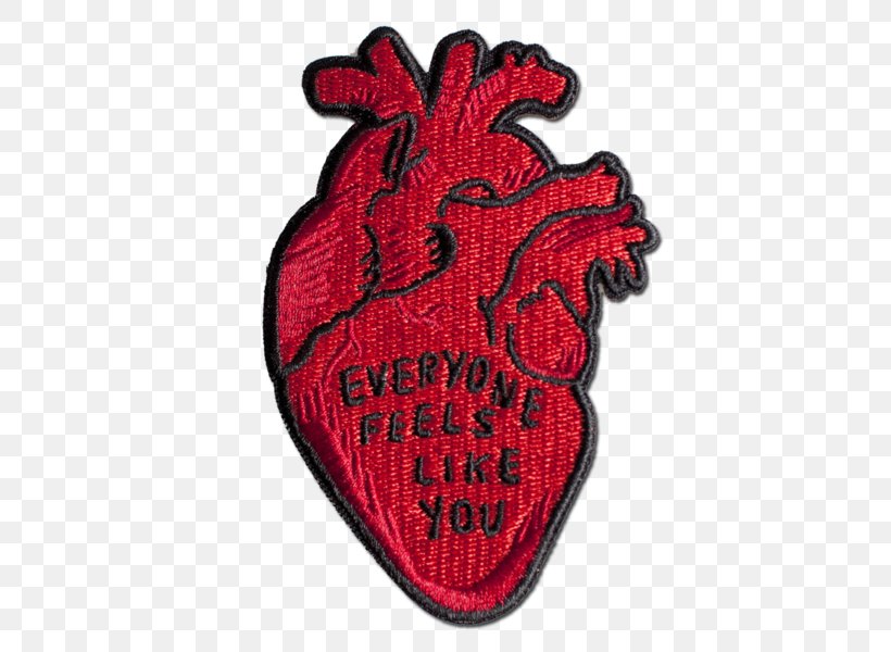 Embroidered Patch Embroidery Iron-on Lapel Pin Appliqué, PNG, 600x600px, Watercolor, Cartoon, Flower, Frame, Heart Download Free