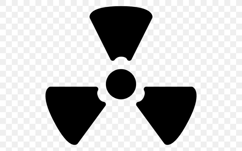 Radioactive Decay Radiation, PNG, 512x512px, Radioactive Decay, Black, Black And White, Brand, Hazard Symbol Download Free