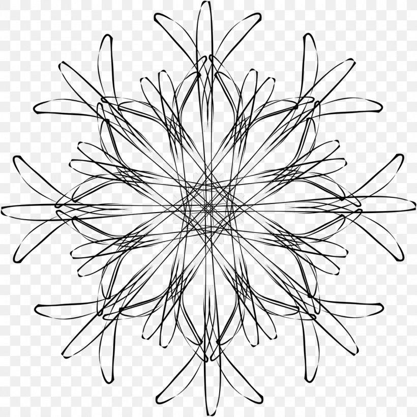 Snowflake, PNG, 1280x1280px, Snowflake, Asterisk, Black And White, Christmas, Drawing Download Free
