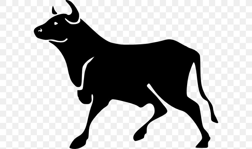 Bull Hereford Cattle Clip Art, PNG, 600x485px, Bull, Black And White, Bucking Bull, Cattle, Cattle Like Mammal Download Free