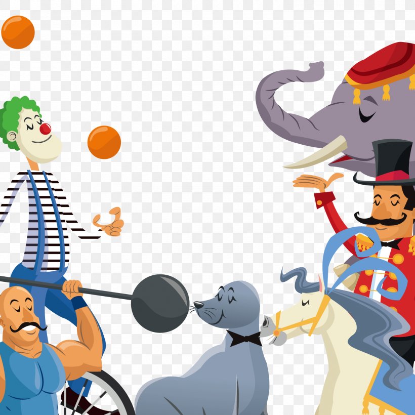 Circus Performance Royalty-free Illustration, PNG, 1500x1500px, Circus, Animation, Art, Carnival, Cartoon Download Free
