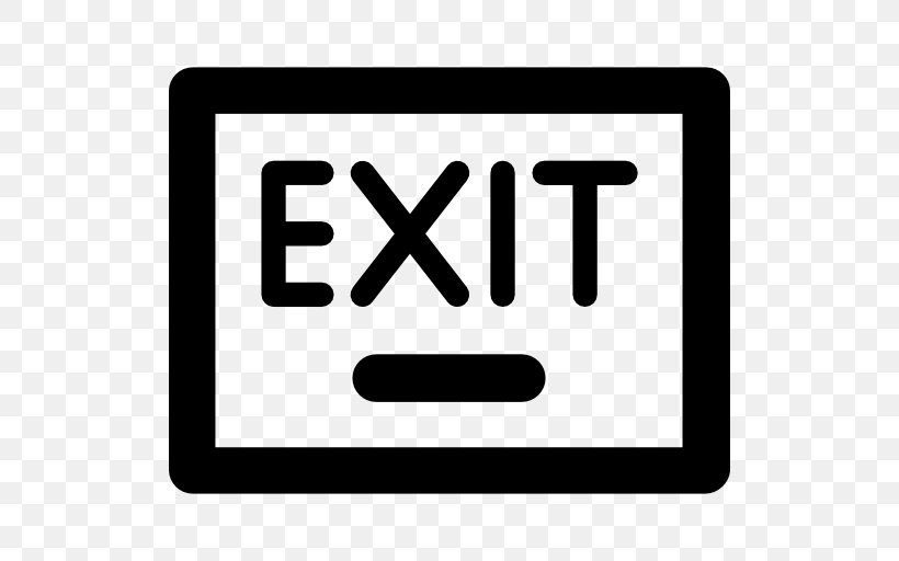 Exit Sign Emergency Exit Rail Transport Train Clip Art, PNG, 512x512px, Exit Sign, Area, Art, Black And White, Blue Download Free