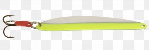 Fluorescent Yellow - Spoon Lure Product Design PNG