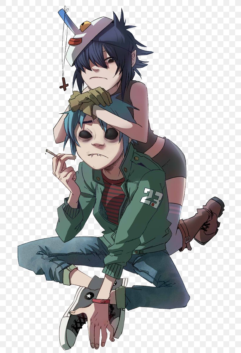 2-D Noodle Gorillaz Murdoc Niccals Drawing, PNG, 741x1200px, Watercolor, Cartoon, Flower, Frame, Heart Download Free