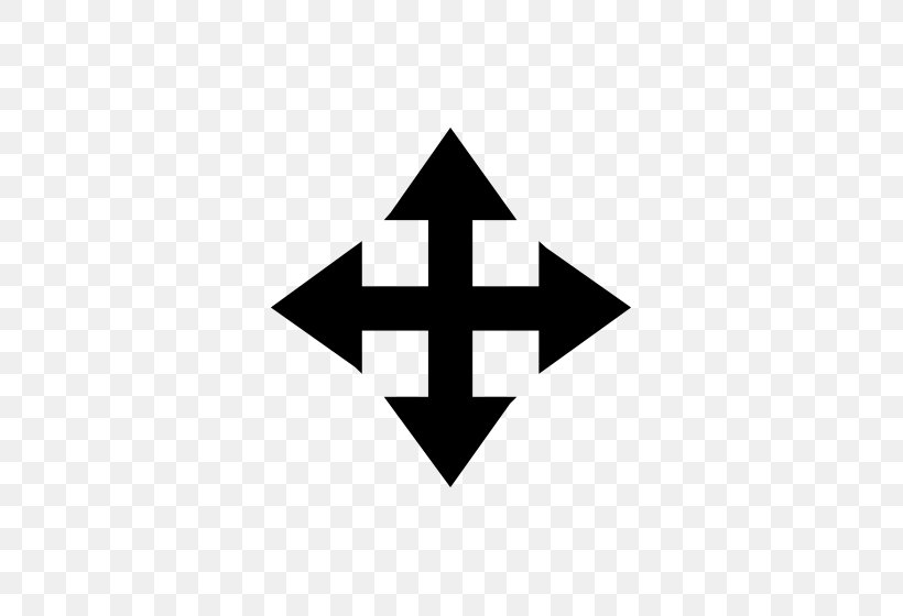 Symbol Arrow, PNG, 560x560px, Symbol, Black, Black And White, Brand, Cursor Download Free