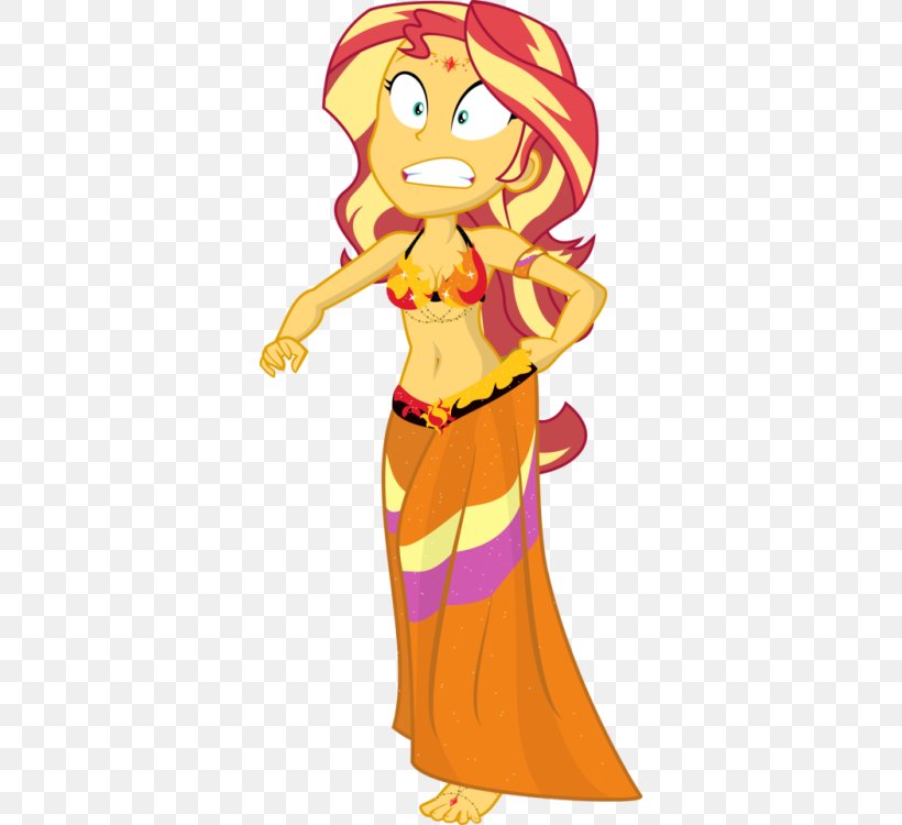Sunset Shimmer Rarity My Little Pony: Equestria Girls Belly Dance, PNG, 348x750px, Watercolor, Cartoon, Flower, Frame, Heart Download Free