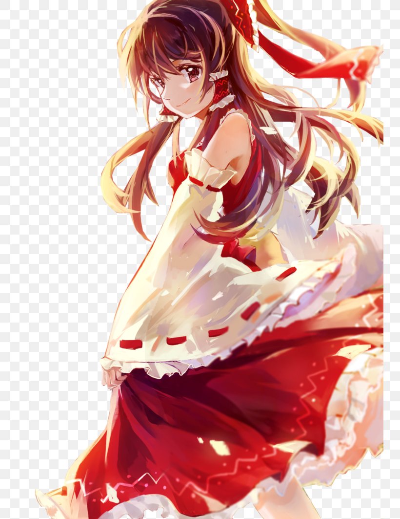 Touhou Project Reimu Hakurei Touhou: Genso Wanderer Gensokyo Marisa Kirisame, PNG, 753x1062px, Watercolor, Cartoon, Flower, Frame, Heart Download Free