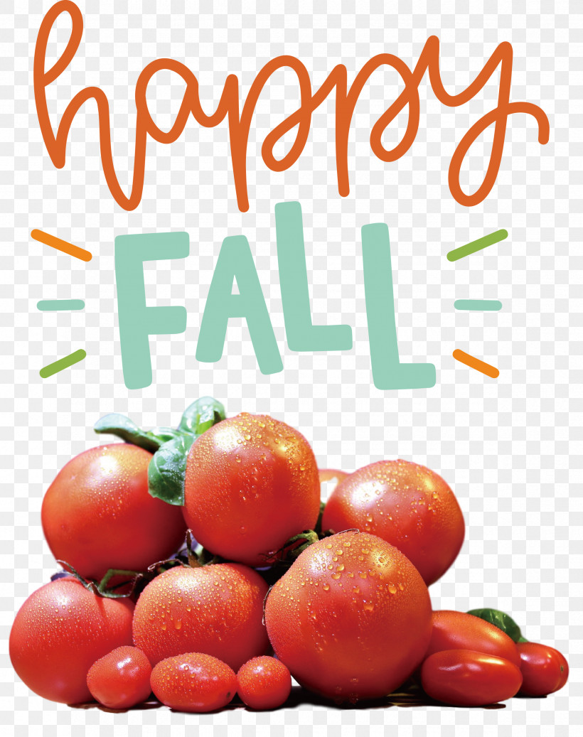Happy Fall, PNG, 2370x3000px, Happy Fall, Bush Tomato, Cranberry, Datterino Tomato, Local Food Download Free