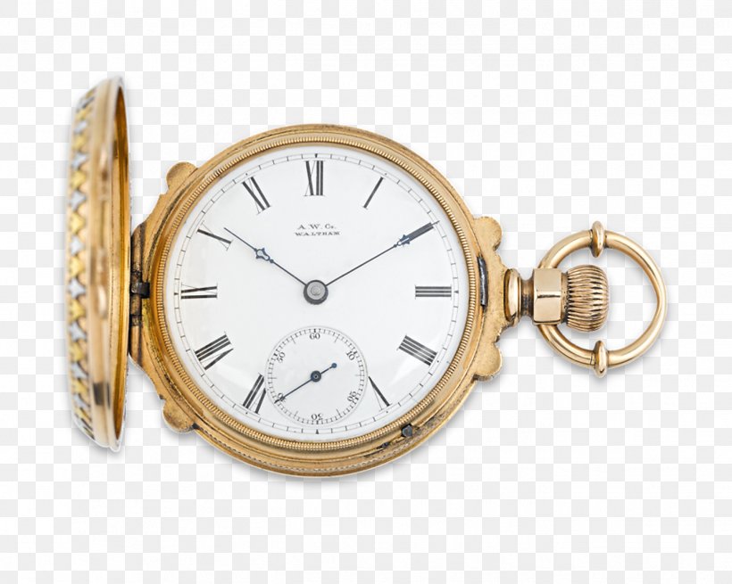 Pocket Watch Waltham Watch Company Gold Seiko, PNG, 1351x1080px, Pocket Watch, Antique, Auction, Clock, Colored Gold Download Free