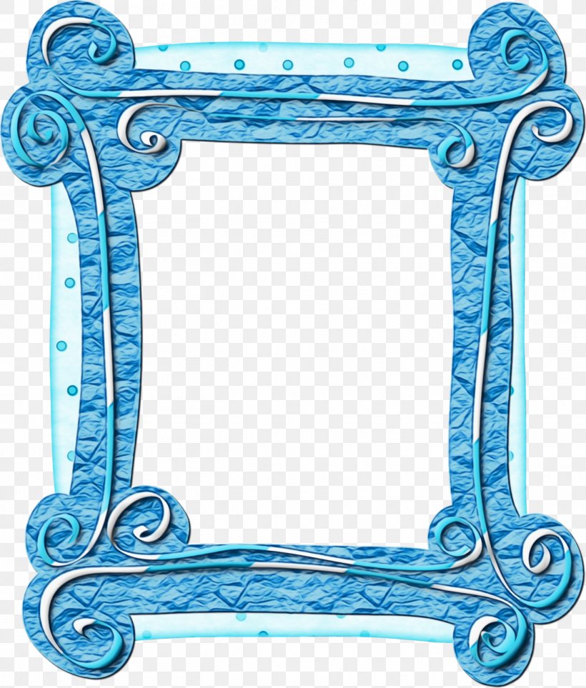 Graphic Design Frame, PNG, 1362x1600px, Picture Frames, Aqua, Blue, Cadre De Photo, Color Download Free