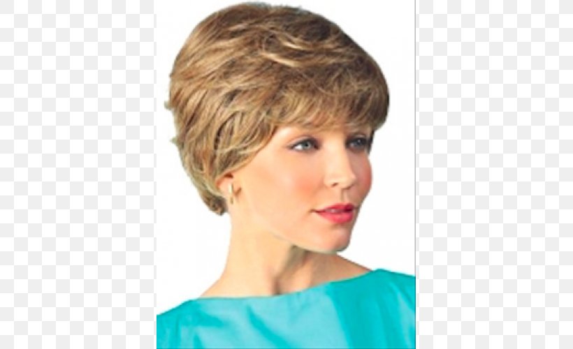 Lace Wig Brown Hair Monofilament Fishing Line Artificial Hair Integrations, PNG, 500x500px, Wig, Artificial Hair Integrations, Asymmetric Cut, Bangs, Blond Download Free