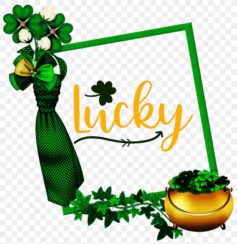 Lucky Patricks Day Saint Patrick, PNG, 2913x3000px, Lucky, Cartoon, Holiday, Ireland, Irish People Download Free