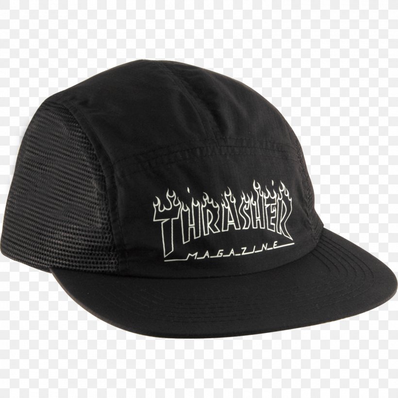 Baseball Cap Thrasher Hat Skateboard, PNG, 1500x1500px, Baseball Cap, Baseball, Black, Black M, Brand Download Free