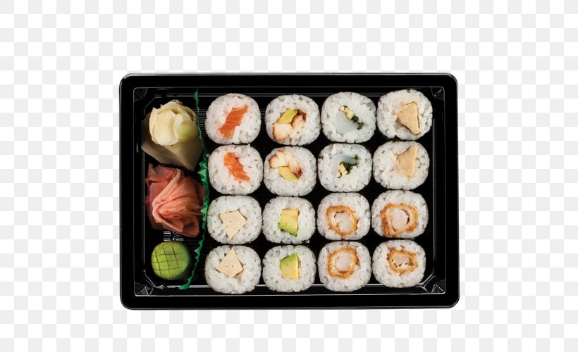 California Roll Gimbap Sushi Makizushi Japanese Cuisine, PNG, 500x500px, California Roll, Appetizer, Asian Food, Bento, Comfort Food Download Free
