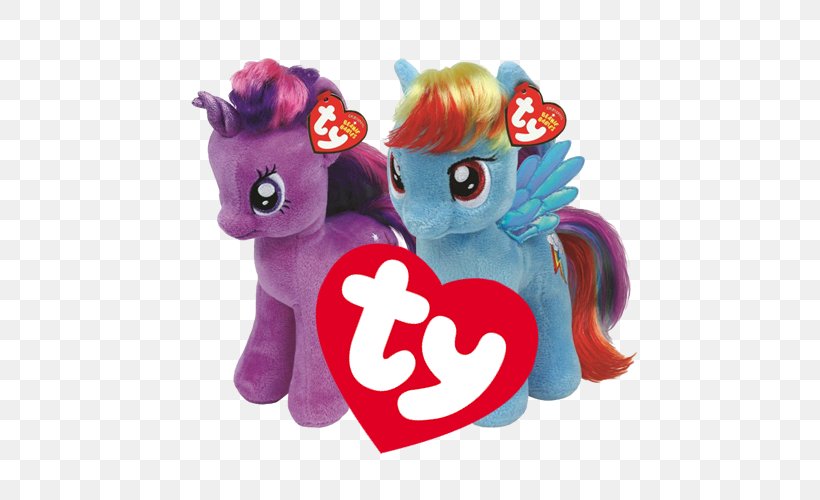 Rainbow Dash Rarity Twilight Sparkle Pinkie Pie Applejack, PNG, 500x500px, Rainbow Dash, Animal Figure, Applejack, Beanie, Beanie Babies Download Free