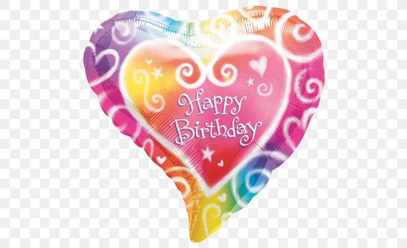 Mylar Balloon Birthday Cake Gas Balloon, PNG, 500x500px, Balloon, Balloon Release, Birthday, Birthday Cake, Bopet Download Free