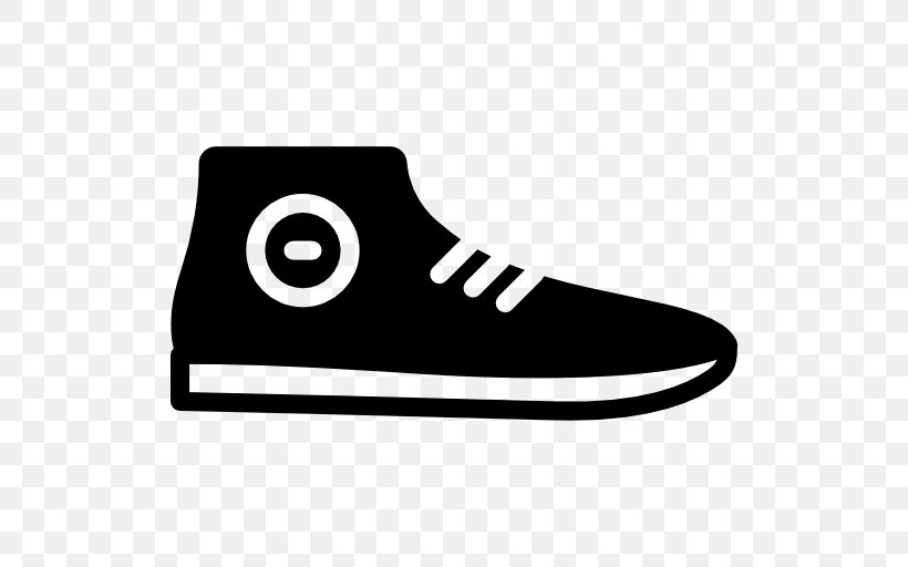 Sneakers Shoe Clip Art, PNG, 512x512px, Sneakers, Area, Athletic Shoe, Black, Black And White Download Free
