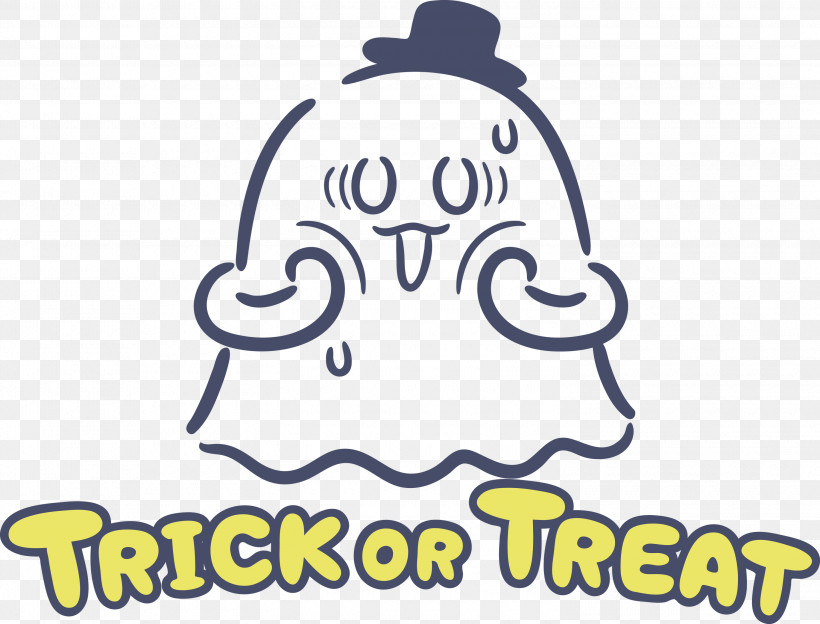 TRICK OR TREAT Happy Halloween, PNG, 3000x2285px, Trick Or Treat, Avatar, Cartoon, Drawing, Emoji Download Free