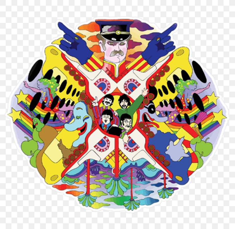 Yellow Submarine The Beatles Sgt. Pepper's Lonely Hearts Club Band, PNG, 800x800px, Watercolor, Cartoon, Flower, Frame, Heart Download Free