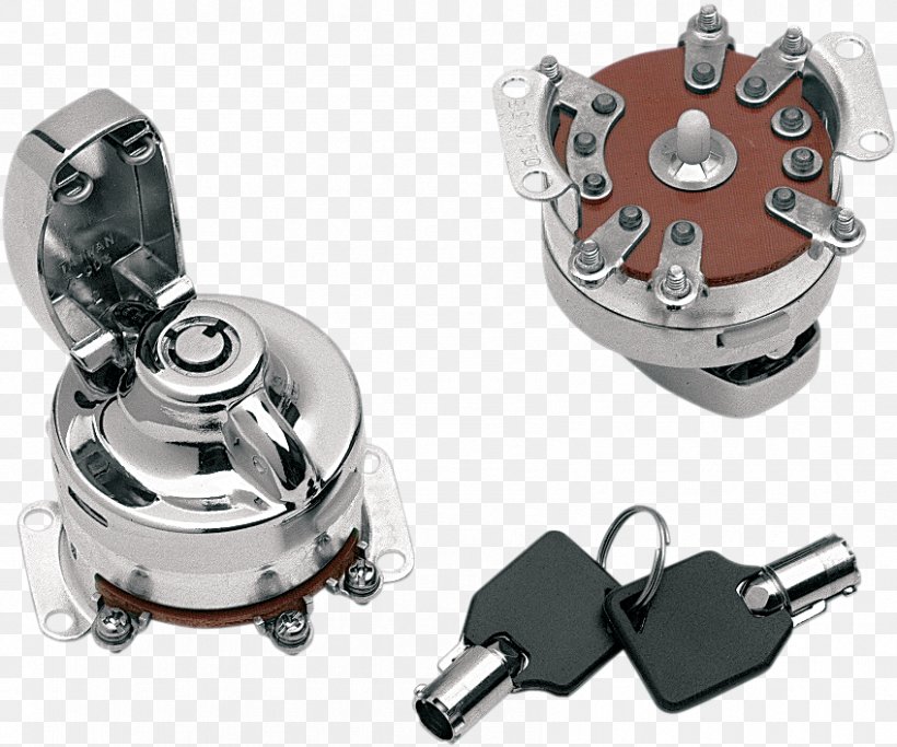 Harley-Davidson Ignition Switch Key Motorcycle Car, PNG, 848x707px, Harleydavidson, Auto Part, Car, Electrical Switches, Hardware Download Free