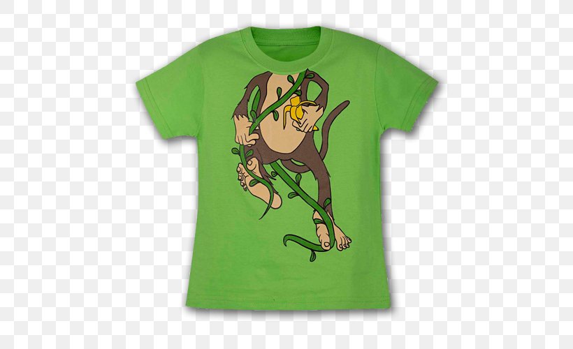 T-shirt Tree Frog Cartoon Illustration, PNG, 500x500px, Tshirt, Amphibian, Animated Cartoon, Cartoon, Clothing Download Free
