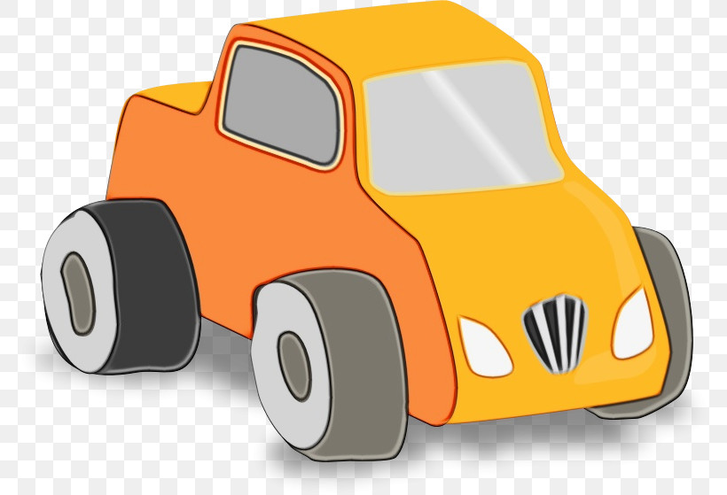 Vehicle Cartoon Yellow Car Model Car, PNG, 775x559px, Watercolor, Car, Cartoon, Model Car, Paint Download Free