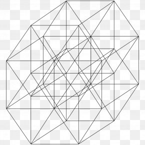 Tesseract Hypercube Five-dimensional Space Four-dimensional Space, PNG ...