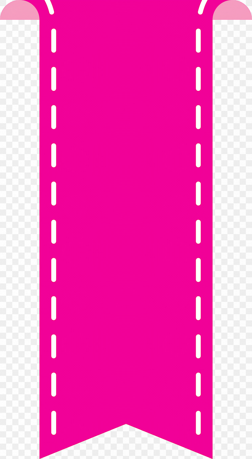 Bookmark Ribbon, PNG, 1650x3000px, Bookmark Ribbon, Line, Magenta, Pink, Rectangle Download Free