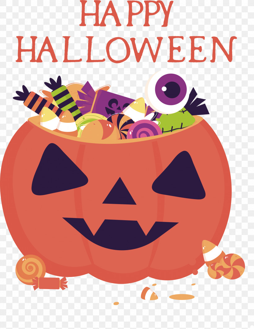 Happy Halloween, PNG, 2312x3000px, Happy Halloween, Cartoon, Fruit, Jackolantern, Lantern Download Free