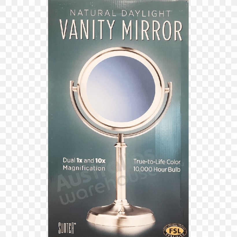 Mirror Glass Vanity Magnification, PNG, 1000x1000px, Mirror, Bulb, Cosmetics, Daylight, Glass Download Free