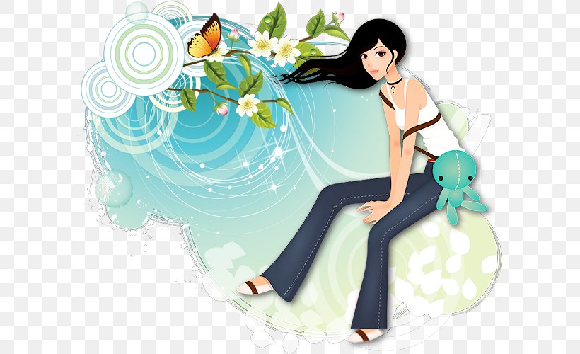 Desktop Wallpaper Floral Design Wallpaper, PNG, 600x500px, Watercolor, Cartoon, Flower, Frame, Heart Download Free