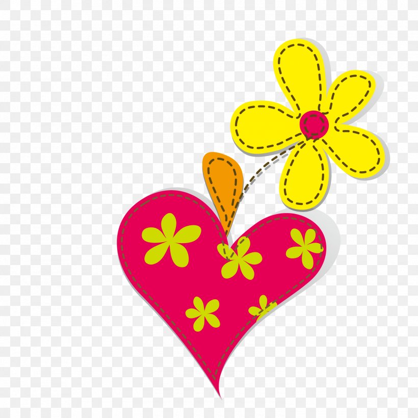 Heart Euclidean Vector Yellow, PNG, 1500x1501px, Heart, Art, Balloon, Butterfly, Creative Work Download Free